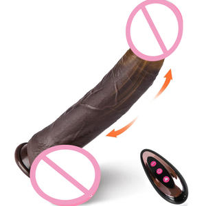 Schub Dildo Vibration <span class=keywords><strong>Super</strong></span> realistische Penis Teleskop <span class=keywords><strong>Large</strong></span> Dick Vibrator Penetration Anal Sexspielzeug für Frauen Masturbation - Product Image 4