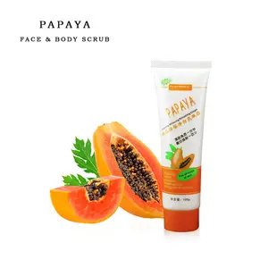 Papaia frizzante Peeling Gel esfoliante scrub Peeling pelle morta Gel di rimozione per il viso e il corpo esfoliante