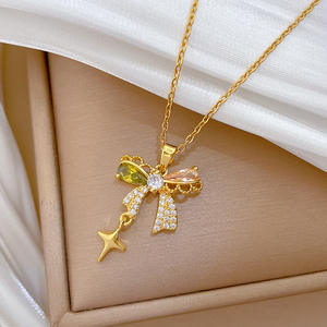 <span class=keywords><strong>สร้อย</strong></span>คอจี้ใบเมเปิลส<span class=keywords><strong>แตน</strong></span><span class=keywords><strong>เล</strong></span><span class=keywords><strong>ส</strong></span><span class=keywords><strong>ส</strong></span>ตีล แฟชั่นเกาหลี ดีไซน์เรียบง่าย <span class=keywords><strong>ส</strong></span>ำหรับผู้หญิง เครื่องประดับคุณภาพ - Product Image 3