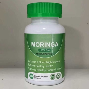 Tek Menşeli <span class=keywords><strong>Moringa</strong></span> Tozu Kapsülleri <span class=keywords><strong>Moringa</strong></span> Yaprağı Enerji Metabolizması ve Bağışıklık Desteği - Product Image 1
