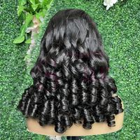 Perruque Frontale Vagues Profondes Amples Densité 250 HD 13x6 en Gros Fournisseurs Perruque Cheveux Humains Bouclée 13x4 sans Colle Vietnamienne