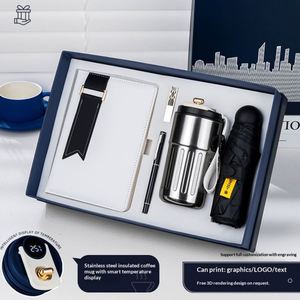 Coffret Cadeau d'Affaires Personnalisable avec Logo, Fait Main, Gravé, Moderne, Simple, en Métal Haut de Gamme, Pratique, pour Anniversaire d'Entreprise - Product Image 3