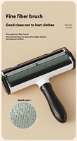 2025 poignée amovible ABS auto-nettoyant réutilisable rouleau brosse chien brosse animal chat épilateur charpie rouleau brosse