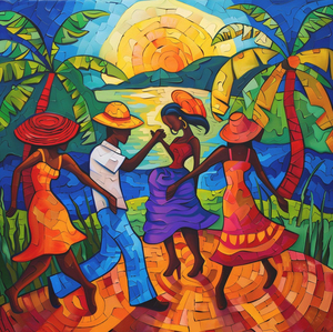 African Landscape <strong>Canvas</strong> Wall Art Sea Paintings for Living Room Home Decorations Figurative - Product Image 3