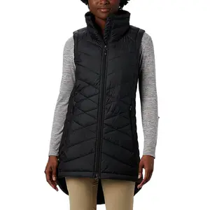 Hot Sales Frauen benutzer definierte Winter gepolsterte Jacke für Frauen Lightweight Zip Padded Jacke Frauen Heavenly Long Vest