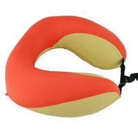 Produsen Grosir Bantal Leher U-Shape Fashion Warna-warni Portabel Berbahan Busa Memori untuk Istirahat