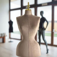 BBL femmes robe forme Mannequin Sexy fille taille grandes hanches buste dame demi corps courbé femme torse doré Stand