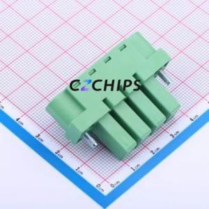 JL5EDGKM-76204G01 Plug-in Terminal Block P=7.62mm Connector Plug Screw Fixing 1x4P 7.62mm - Product Image 2