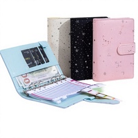 Carnet de planification A5/A6 à feuilles mobiles pour le commerce international, 100 feuilles, carnet pastel, carnet de budget minimaliste, coffret cadeau personnalisé