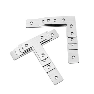 Support d'angle en acier inoxydable Rui Kang en forme de L et de T, connecteur à angle droit de 90 degrés pour le support de meubles - Product Image 2