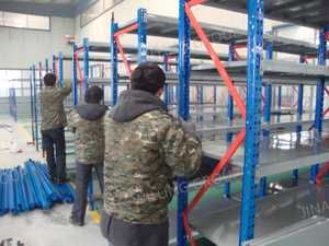 리테일 조직을 위한 보강 프레임의 소형 다단 스틸 선반 시스템 - Product Image 3