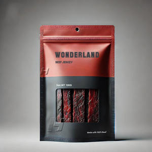 Bolsa de pie de embalaje de grado alimenticio con cremallera para carne de res <span class=keywords><strong>Jerkey</strong></span> - Product Image 3