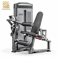 Machine combinée ZY 2-en-1 pour extensions et curls des jambes, équipement de musculation assis à sélection de poids pour salle de sport commerciale