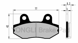 Pastillas de freno de motocicleta de Venta caliente de alta calidad piezas esenciales para motocicletas - Product Image 6