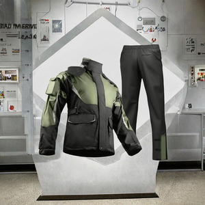 Veste de pluie en cuir pour moto pour homme, vente chaude 2025, haute qualité, dernier design, tenue de course automobile longue durée - Product Image 3