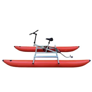 Peralatan Bermain Air Sepeda Air Sepeda Pedal Perahu Karet Yacht Sepeda Siklus Air untuk Taman Akuatik