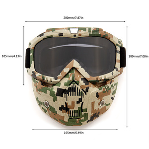 <span class=keywords><strong>Gafas</strong></span> de sol deportivas Unisex con logotipo personalizado, máscara facial, <span class=keywords><strong>gafas</strong></span> de carreras ATV, <span class=keywords><strong>gafas</strong></span> de seguridad para motocicletas al aire libre - Product Image 2