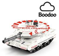 Boodoo 2,4 GHz Deutscher Leopard Sprühgranaten-Ferngesteuerter Panzer Spielzeug Sofort Einsatzbereit 40M Reichweite Batterien Inklusive Innen- und Außenbereich Nutzung