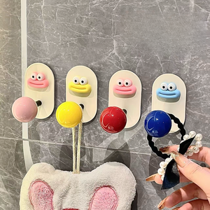 2025 Badkamer Zonder Boren Sterke Dragende Lijm Geen Sporenhaak Badkamer Muur Handdoek Zelfklevende Haak - Product Image 1