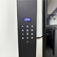 Serrure de porte intelligente WiFi avec contrôle par application Tuya, empreinte digitale, mot de passe, reconnaissance faciale, accès par carte pour portes en acier inoxydable