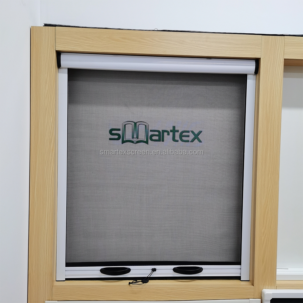 Retractable Sliding Wheels Roller Insect Mosquito Net Door Aluminum Shutter Screen Mesh Window With Fiberglass Mosquito Net · image 2