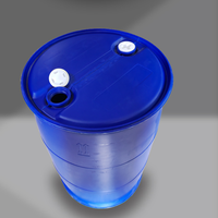 Baril en plastique à tambour lisse de 55 gallons 200L 220L seau à vin à couvercle fermé/canette pour eau/seaux à vin et tambours