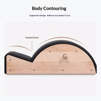 Correcteur de colonne vertébrale et de vertèbres Pilates J55, design en arc de chêne, équipement de fitness cinq pièces
