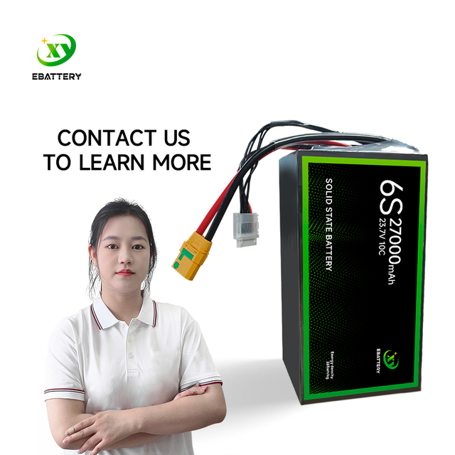 Original Manufacturer 27000mah-28000mah Lithium Ion Battery Pack Semi Solid-state 6S-18S NMC811 LIHV for UAV