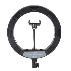 Anneau lumineux LED rond de 12 pouces alimenté par USB, avec trépied et perche à selfie pour TikTok en direct - Product Image 1