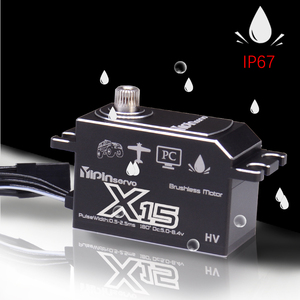 Yipinservo Borstelloze X15 15Kg Hv Digitale <span class=keywords><strong>Motor</strong></span> Met 25T Arm Voor Drift Rc Auto Robot Vliegtuig Vleugel Zld - Product Image 5