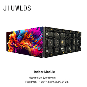 Jiuwlds p2.5 mô hình trong nhà video kỹ thuật số tường đầy đủ màu sắc màn hình <span class=keywords><strong>LED</strong></span> Bảng hiển thị văn bản Chào mừng đăng nhập cho quảng cáo cơ quan - Product Image 2