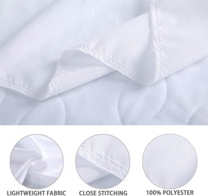 Almohadilla de <span class=keywords><strong>cama</strong></span> impermeable al por mayor, almohadilla de incontinencia, absorbente, lavable, reutilizable, con alas - Product Image 6