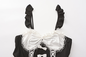 Lencería Sexy para mujer, <span class=keywords><strong>delantal</strong></span> francés, vestido de sirvienta, disfraz de Cosplay, sirvienta Lolita, picardías caliente, uniforme, juego de rol erótico, exótico - Product Image 5