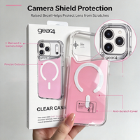 Étui de téléphone magnétique en PC rigide à surface brillante pour iPhone 18 Pro Max 17 Pro avec boîte d'emballage de vente au détail