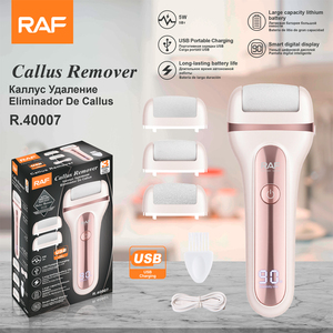 <span class=keywords><strong>RAF</strong></span> R.40007 Rimuovi Calli Elettrico per Uso Domestico, Strumento per Pedicure con Display Digitale Intelligente e Testine Intercambiabili - Product Image 5