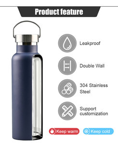 OEM/ODM Hot Sale 40oz Stainless Steel Double Wall Vacuum Insulated Leakproof Lid Travel Coffee <b>Mug</b> with Handle White - Product Image 3