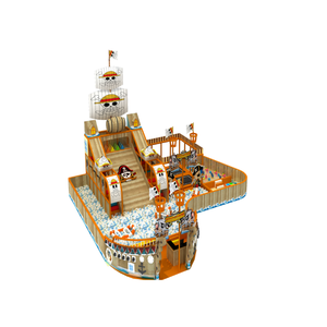 Parque infantil de interior Barco pirata Tema personalizado Parque infantil de interior con <span class=keywords><strong>PISCINA</strong></span> DE <span class=keywords><strong>BOLAS</strong></span> Comercial Interior Soft Play Playground Slide Ball - Product Image 3