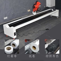 Machine à refendre à base de vinyle pour bâche de voiture Machine à découper les rouleaux de banderoles Tissu imperméable à mailles flexibles