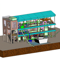 Usine d'extraction automatique d'huile de palme par solvant, équipement à haute productivité en lot continu avec une capacité de 1000 tonnes/jour