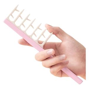 Foldable Fluffy High Cranial Top Styling <b>Comb</b> Plastic Handle Antlers Hair Slit <b>Comb</b> <b>Wide</b> Teeth for Easy Hair Root Fluffing - Product Image 5