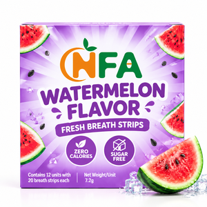 Bandes buccales fraîches à la pastèque les plus vendues, sans sucre, zéro calorie, dissolution instantanée, saveur fraîche pastèque menthe pour - Product Image 1