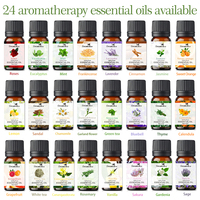Coffret Cadeau Huiles Essentielles Pure Aroma pour Massage Huile d'Aromathérapie Eucalyptus Lavande Citronnelle Orange Douce Menthe Poivrée Arbre à Thé
