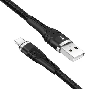 Aluminium charging cord USB Data Mobile Phone Charger Cable Wire 1m data for Phone Cable