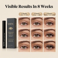 Sérum de croissance des cils à base de peptides végétaux purs pour des cils plus longs, plus épais et plus sains, activateur de croissance des cils, OEM, étiquette privée, personnalisé, premium