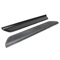 Vantwo - Couvre-seuils de porte avant en fibre de carbone sèche, légers, autocollants, finition brillante/mate pour Tesla Model Y Juniper 2025+