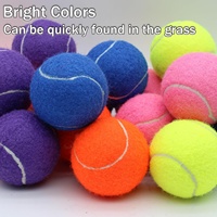 WD-A Vente Flash Balles de Tennis d'Entraînement Personnalisées Pas Chères Rebond Élevé (135-147cm) 65mm 58g Mousse PU Souple et Élastique pour Enfants et Animaux de Compagnie