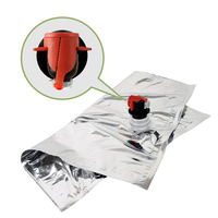 Dispensador de Vino en Bolsa Aséptica BIB de 3L 5L 10L con Válvula de Plástico PE para Envasado de Agua Mineral, Cerveza y Jugos