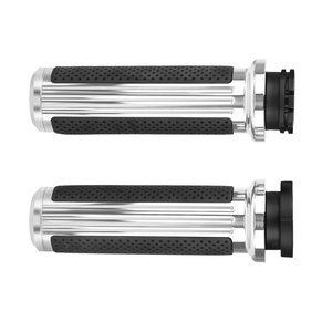 Poignées de guidon de moto 1'' 25 mm pour Harley Touring Dyna Softail <span class=keywords><strong>Sportster</strong></span> XL 1200 883 XR VRSC Street Glide FLHR - Product Image 1
