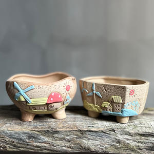 Offre spéciale Ensemble de pots pour <span class=keywords><strong>plantes</strong></span> succulentes Jardinières en céramique créatives pour <span class=keywords><strong>plantes</strong></span> succulentes Jardinage Déstockage Vente en gros Vente directe - Product Image 4