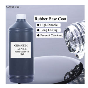 معطف أساس مطاطي من KODIES 1 من الجل لطلاء الأظافر ملمع الأظافر طلاء بجل بالأشعة فوق البنفسجية طلاء بالمينا قاعدة جل برايمر لاستوديو صالونات الأظافر - Product Image 1